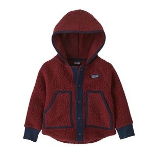 Patagonia Baby Retro Pile Fleece Jacket: Carmine Red, 2T